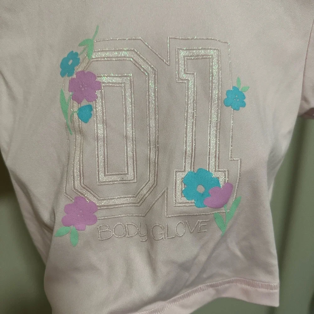 Body Glove Light Pink 01 Athletic Shortsleeve Shirt size 4T - Picture 3 of 5